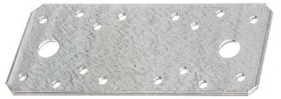 Immagine prodotto di Alberts 836399 Connettore piatto, zincato sendzimir, 133 x 55 x 2,5 mm, set da 50