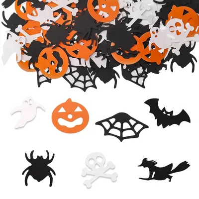 Halloween Tischdeko 100 Stück Fledermaus Konfetti