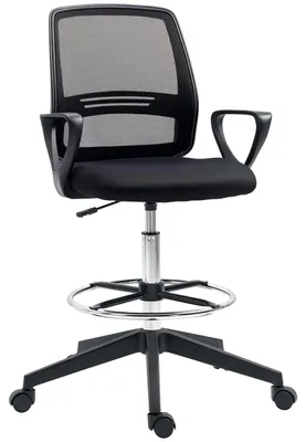 Zdjęcie produktu dla Werkstoel ergonomische draaistoel bureaustoel in hoogte verstelbaar met voetensteun