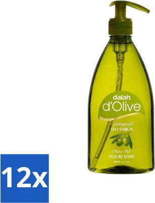 Produktbild von Dalan d'Olive - Flüssigseife - Pflegend - Mit Olivenöl - 400 ml - Vorteilspack - 12 Stücke