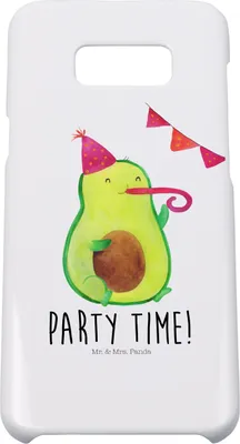 Produktbild von Mr. & Mrs. Panda Samsung Galaxy S8 plus Handyhülle  Avocado Party Zeit - Weiß - Geschenk, Hülle, Handycover, Handy, Cover, Genießen, Happy Birthday, Glücklich, Geburtstag