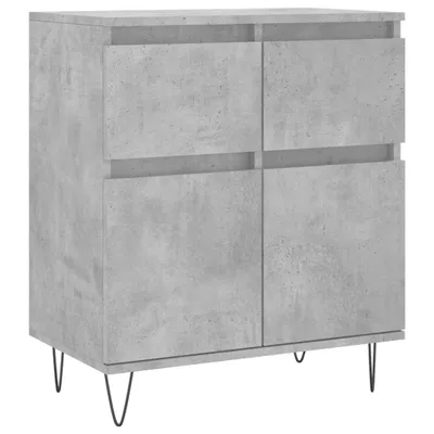 Produktbild von "WINTER SALE"Sideboard - elegante Design - Mehrzweckschrank - Betongrau 60x35x70 cm Holzwerkstoff - Kommoden NEU8745750