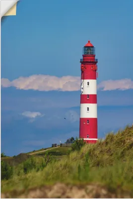Produktbild von ARTland Wandbild, selbstklebend Leuchtturm von Amrum Größe: 60x90 cm