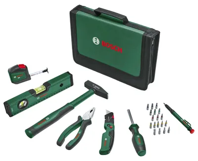 Produktbild von Bosch Universal-Handwerkzeug-Set, 25-teilig (vielseitiges Werkzeug-Set für allge