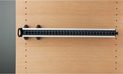 Produktbild von SERVETTO Self System Krawattenhalter Modell A Aluminium/Kunststoff schwarz