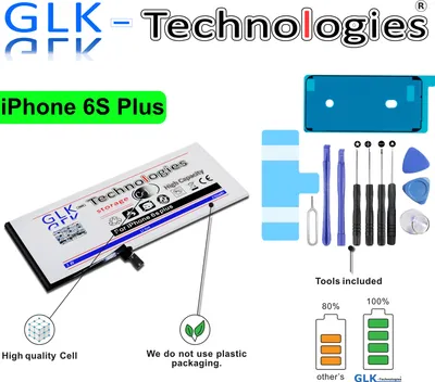 Produktbild von GLK-TECHNOLOGIES Akku für Apple iPhone 6S Plus A1687 A1634 Batterie Pro