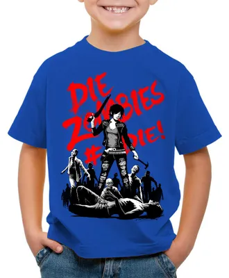 Produktbild von style3 Die Zombie Kinder T-Shirt walking horror dixon the halloween dead
