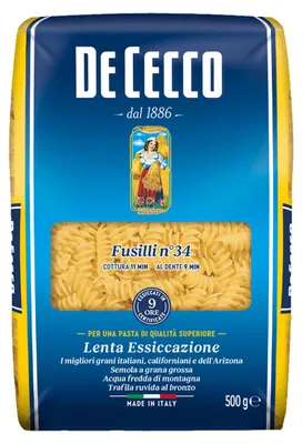 Obrázek produktu pro De Cecco Pasta Swiders 500G N34