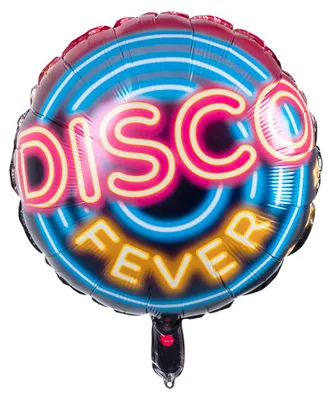 Produktbild von Folienballon "Disco Fever" Ø 45 cm | Bunt
