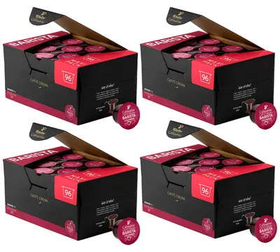 Produktbild von Tchibo Cafissimo Vorratsbox Caffè Crema Colombia Kaffeekapseln, 384 Stück – 4x 96 Kapseln (Kaffee, ausdrucksstark mit Hauch von Limette), nachhaltig & fair gehandelt