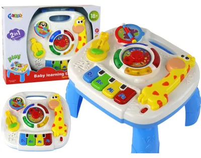 Image de Table interactive éducative 2en1 girafe