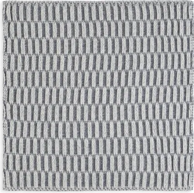 Produktbild von Knit Factory Spültuch Block - Ecru/Med Grey - 27x27 cm