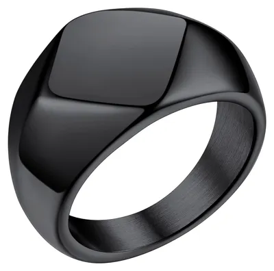 Imagen del producto de Anillo con sello para hombre - Grabado personalizado