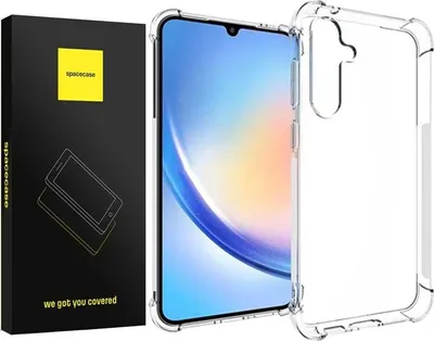 Obrázok produktu pre Silikónové puzdro SPACECASE Anti-shock pre Galaxy S23 FE Transparent