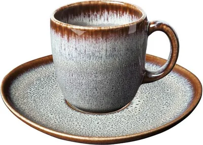 Produktbild von like. by Villeroy & Boch Lave beige Kaffeetasse mit Untertasse 190 ml