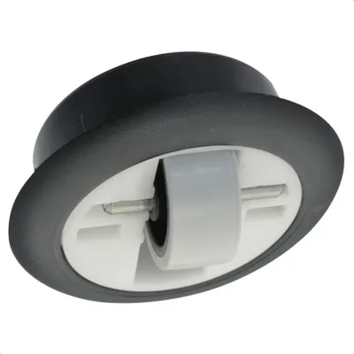 Produktbild von WAGNER Soft-Lenkrolle ROLLER-MINI - Durchmesser Ø 27 mm, Gehäuse schwarz Ø 65/50 x 17/14 mm, Tragkraft 50 kg - 01708301