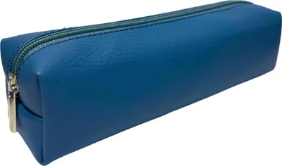 Obrázok produktu pre Piórnik szkolny młodzieżowy prostokąt kostka Denim Blue