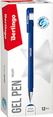 Produktbild von Berlingo, Samtbleistift, blau, 12 Stück, 0,5mm