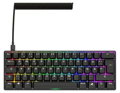 Produktbild von SKILLER SGK50 S4 Gen2 PBT (schwarz, DE-Layout, Gateron G Pro 3.0 Yellow)