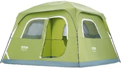 Obrázek produktu pro Stan pro 6 osob, zelený, outdoorový, k okamžitému postavení, s přepravní taškou