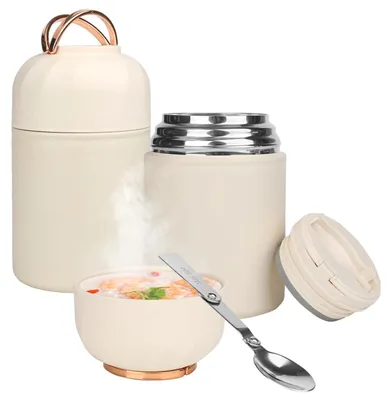 Zdjęcie produktu dla Omgoods - Termoizolowany pojemnik na żywność ze stali nierdzewnej, 850 ml