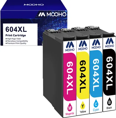 Produktbild von 4er 604XL für Epson 604 Druckerpatronen XP-2200 XP-2205 XP-3200 XP-3205 XP-4200 XP-4205 WF-2910 WF-2930 WF-2935 WF-2950