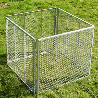 Produktbild von Holmwerk Komposter Metallkomposter 80x80 x70 cm Streckmetall Gartenkomposter
