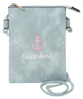 Produktbild von Leoberg Crossbag Tasche aus Kunstleder - Umhängetasche in 313135-Blau-20