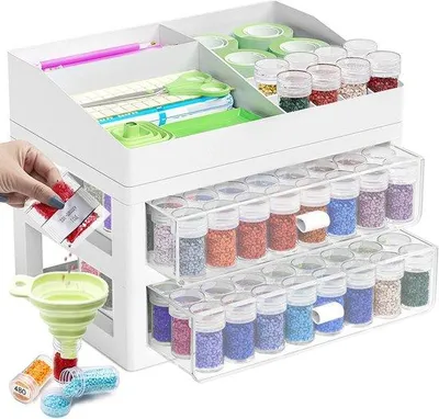 Zdjęcie produktu dla Zestaw do malowania diamentowego 5D – pudełko na zdjęcia z etui i naklejkami