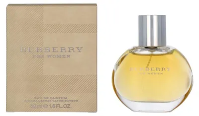 Produktbild von Burberry For Women, Frauen, 50 ml, Nicht nachfüllbare Flasche, Apfel, Schwarze Johannisbeere, Zedernholz, Jasmin, Laubmoose, Sandelholz, Moschus, Vanille