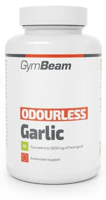 Produktbild von GymBeam - Geruchloser Knoblauch, 120 Kapseln