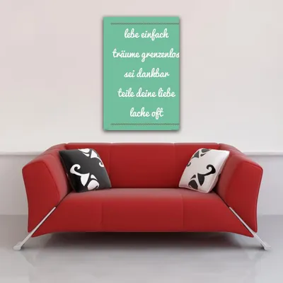 Produktbild von Motivational - Poster - Lebe einfach, träume groß + 1 Ü-Poster der Grösse 61x91,5cm