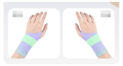 Produktbild von INF Kompressions-Handgelenk-Paar, Nylon/Elastik, für Tennis und Alltag