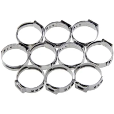 Produktbild von 10 x Universal 1 Ohr Schlauchschellen Leitungsschelle Schlauchklemmen 8.8-10.5mm