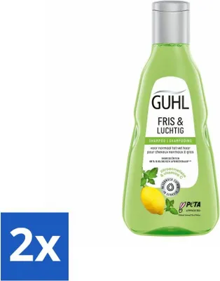 Obrázok produktu pre Guhl - Šampón - Fresh & Airy - 250 ml - Hodnotné balenie - 2 kusy