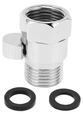 Imagen del producto de Válvula de cierre para ducha, G1/2, control del flujo de agua, con palanca para uso doméstico