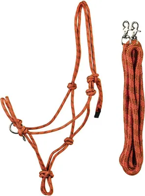 Immagine prodotto di Horka Rope Corda bicolore per cavezza e guinzaglio Arancione Cob Arancione Cob