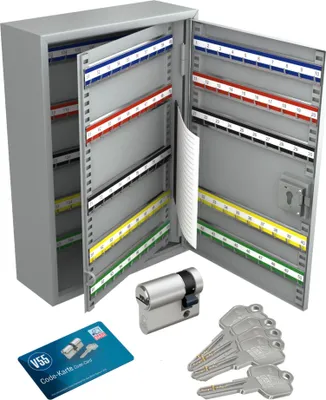 Produktbild von BASI - Schlüsselschrank mit Halbzylinder - 200 Haken - V2171-0199
