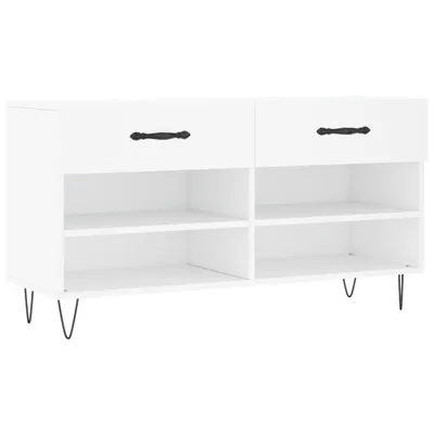 Zdjęcie produktu dla Ławka Z Miejscem Na Buty, Biała, 102X35X55 Cm Lumarko!