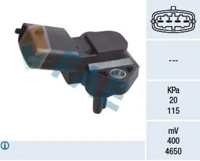 Produktbild von FAE 15216 Ladedrucksensor für FIAT BRAVO I (182) Saugrohr