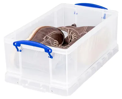 Produktbild von Transparente Kunststoff-Aufbewahrungsboxen, 12 l, 4 Stück