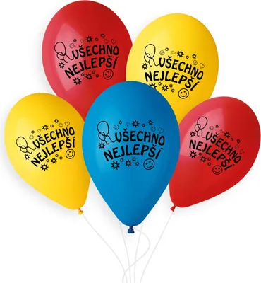 Imagen del producto de Globo inflable - juego de 10 unidades. "Todo lo mejor", 26 cm