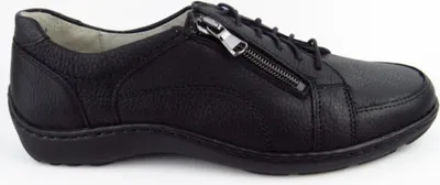 Zdjęcie produktu dla Waldläufer HOXY Damskie sportowe sznurowane buty w kolorze czarnym, rozmiar 6