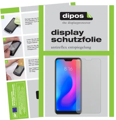 Produktbild von 6x Schutzfolie für Xiaomi Redmi 6 Pro matt Displayschutzfolie Display Schutz