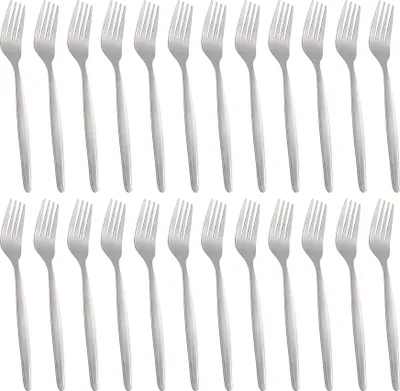 Produktbild von Argon Ta Economy Tafelgabeln aus Edelstahl, 19,5 cm, 24 Stück