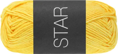 Produktbild von Lana Grossa STAR 50 g klassisches Topflappengarn 100 % Baumwolle 90 m Farbe 117 - Rapsgelb