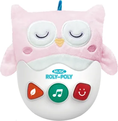 Zdjęcie produktu dla WIKY Roly-poly pluszowa sowa z efektami 17cm