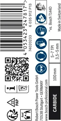 Produktbild von EXPERT Hardwood Fast T144DHM Stichsägeblatt, 10-tlg.