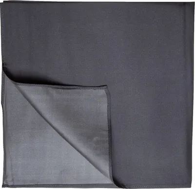 Produktbild von Nickituch Seidentuch grau anthrazit Twillseide 53x53cm