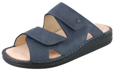 Produktbild von FINN COMFORT Danzig Soft Herren Pantolette marineblau Nubukleder - Größe: 43